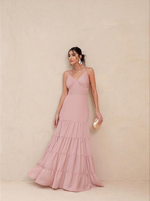 Vestido Alcinha e Camadas