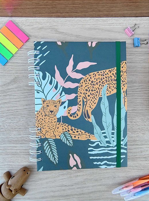 Caderno A5 Onça