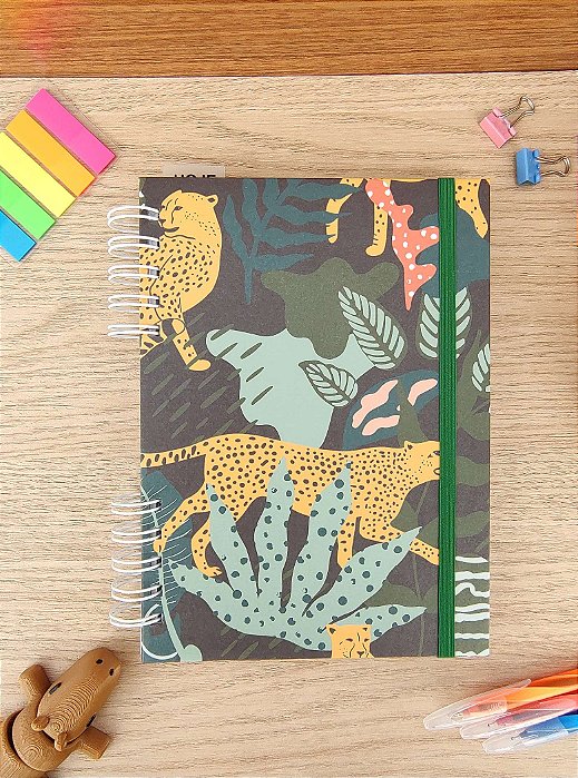 Caderno A5 - Leopardo