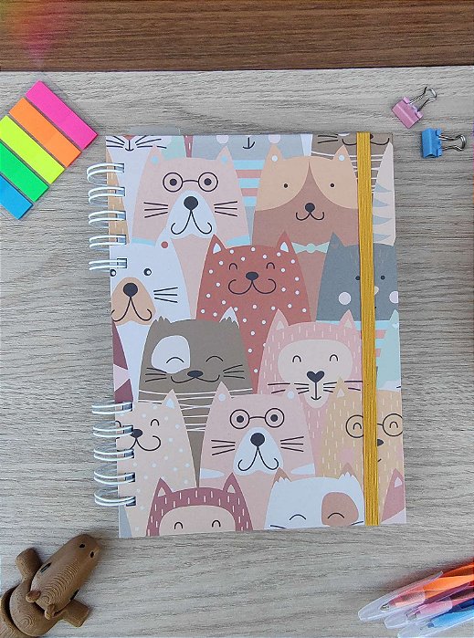 Caderno A5 - MiauMigos