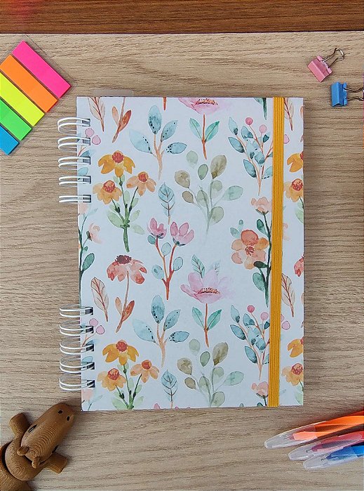 Caderno A5 - Aquarela