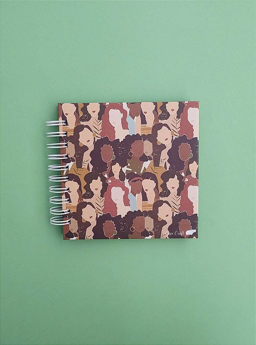 Caderno de Ideias - Mulheres em Cores - Quadrado
