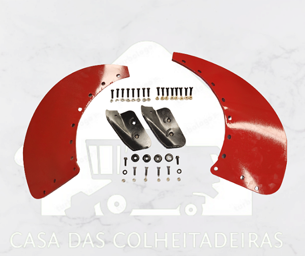 87715003 - Kit roscas e facas do rotor AFX compatível CASE (KIT COMPLETO)