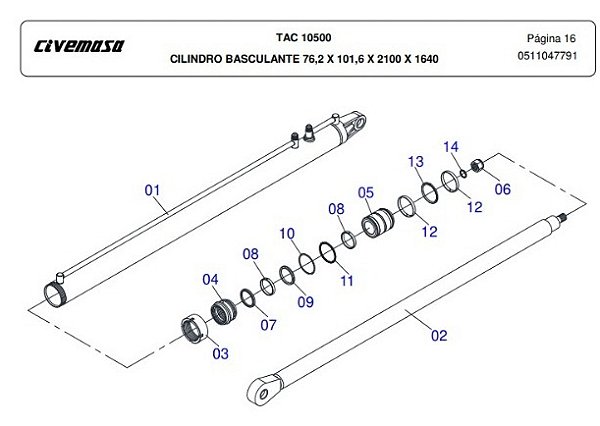 REPARO TRANSBORDO CIVEMASA TC10500/TAC13000