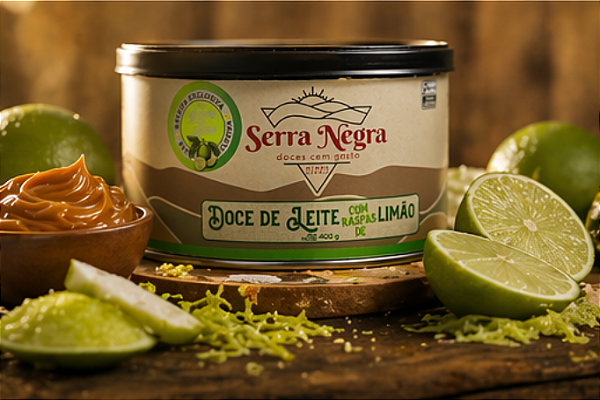 Doce de Leite cremoso c/ raspas de limão lata 400g