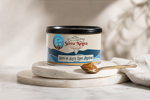Doce de Leite Cremoso Zero Açúcar lata 400g