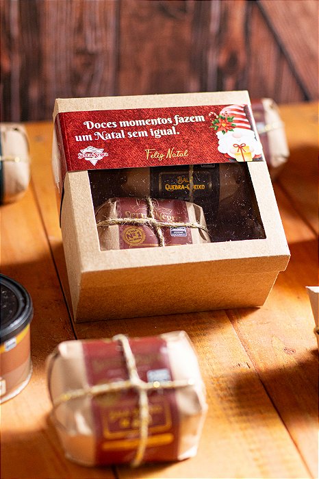 Kit Dupla Natalina - (Bala de Doce de Leite + Bala de Quebra-Queixo)