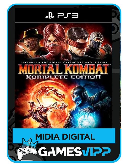 Mortal Kombat 9 Ps3- Mídia digital