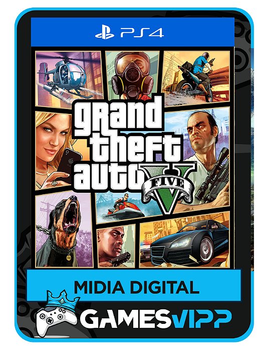 Gta 5 PS4 Mídia digital Edição padrão