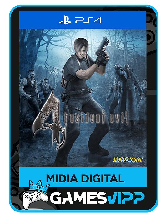 Resident evil 4 Ps4- Edição padrão Midia digital
