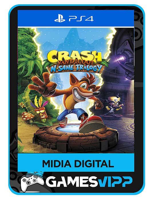 Crash bandicoot n sane trilogy Ps4 Mídia digital