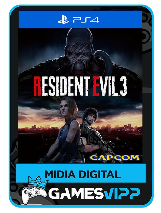 Resident Evil 3 Remake - Ps4 - Mídia Digital