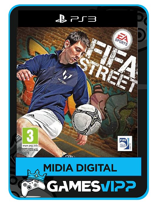 Fifa street Ps3- Mídia digital