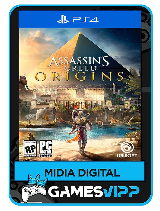 Assassins creed origins - Ps4 Mídia digital