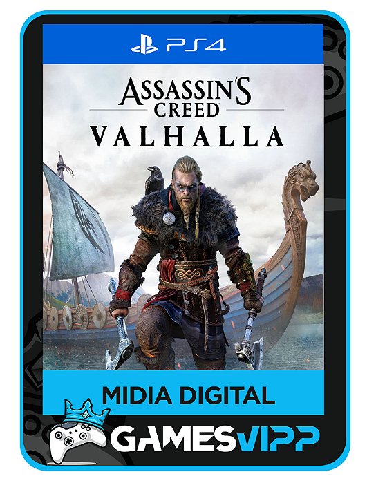 Assassins Creed Valhalla - Edição Padrão - Ps4 Mídia digital