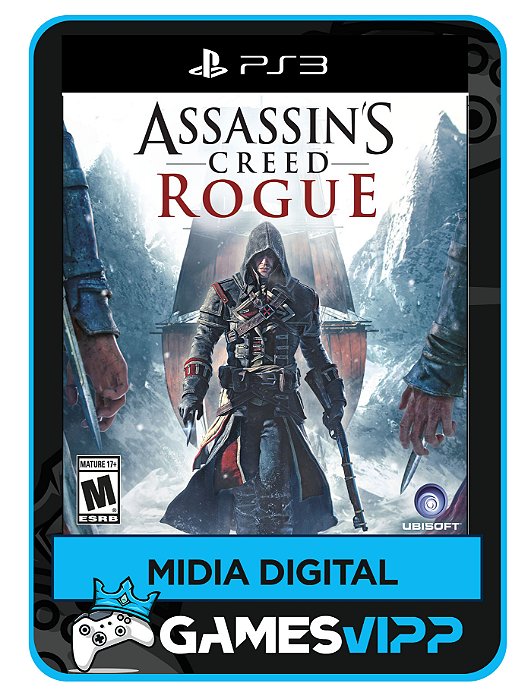 Assassins creed Rogue - Ps3 Mídia digital