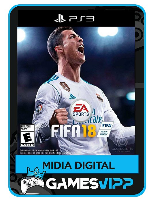 Fifa 18 - Legacy Edition - Ps3 Mídia digital