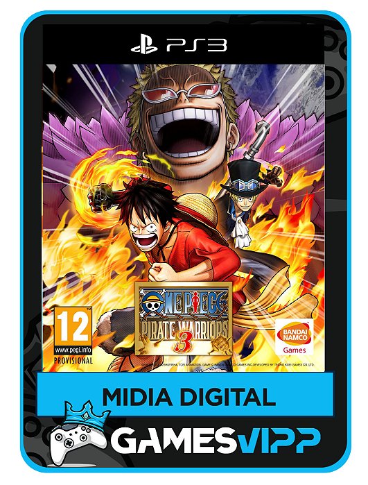 One piece pirate warriors 3 - Ps3 Mídia digital