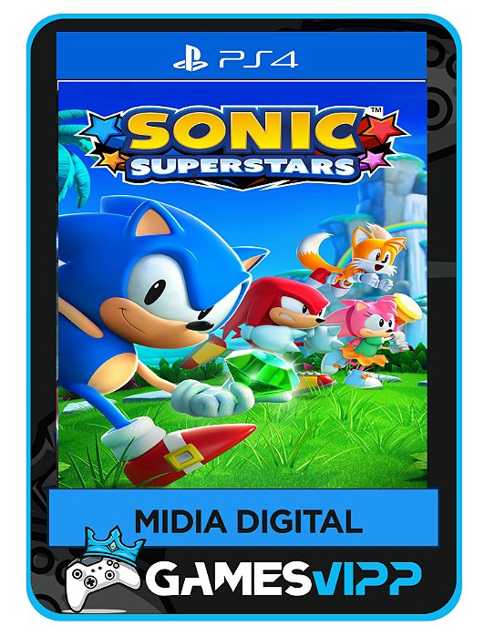 Sonic Superstars Ps4 Mídia digital