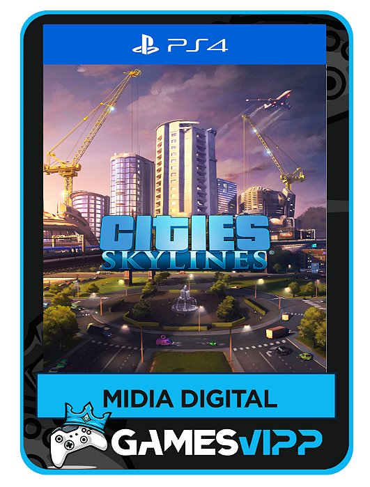 Cities Skiline - Edição Padrão Ps4 Mídia digital