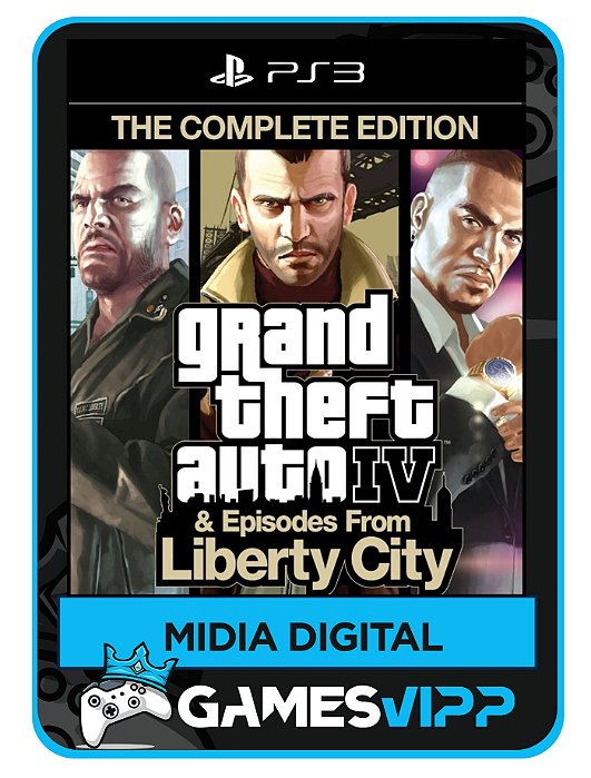Gta IV Complete Edition -  Ps3 Mídia digital
