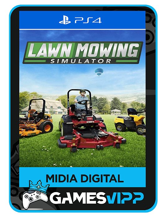Lawn Mowing Simulator  - Ps4 Mídia digital