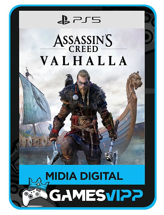 Assassins Creed Valhalla - Edição Padrão - Ps5 Mídia digital
