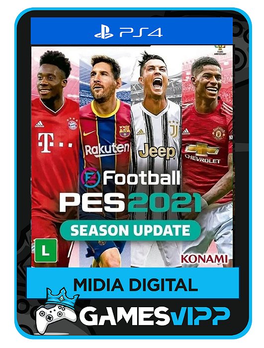 Pes 2021 Efootball 2021 PS4 Midia digital
