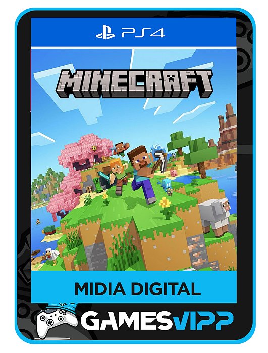Minecraft - Edição Padrão - Ps4 - Mídia Digital