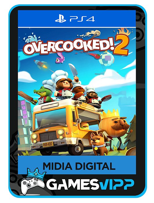 Overcooked 2 Ps4 Mídia Digital