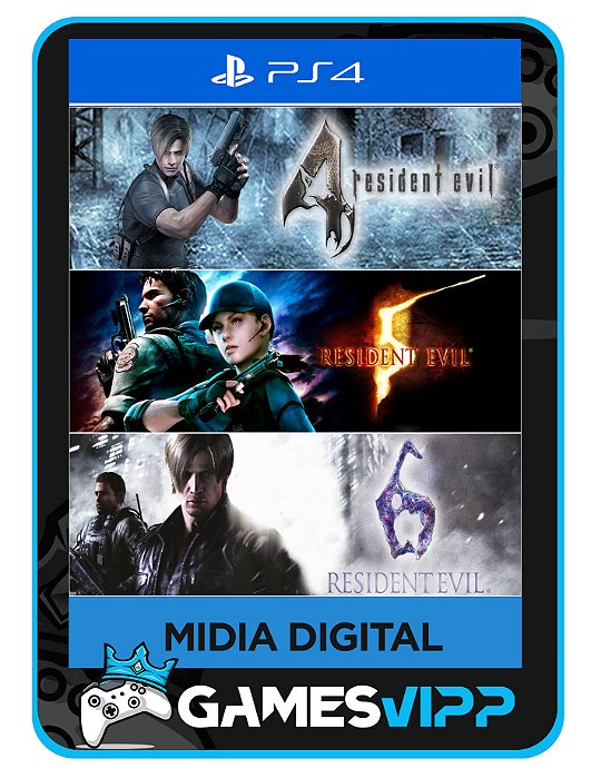 Resident Evil Triple Pack - Ps4 Mídia digital