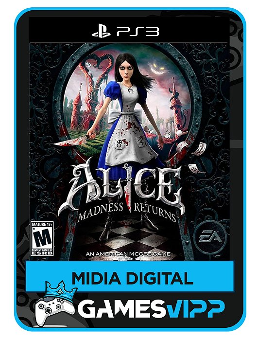Alice Madness Returns - Ps3 Mídia Digital