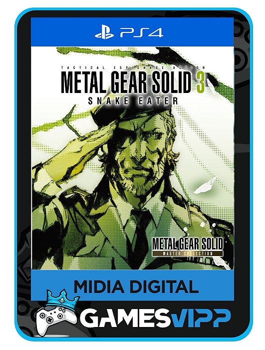 Metal Gear Solid 3 Snake Eater - Master Collection - PS4 Mídia Digital