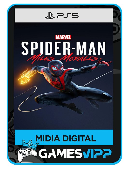 Marvels SpiderMan Miles Morales -Ps5 Mídia Digital