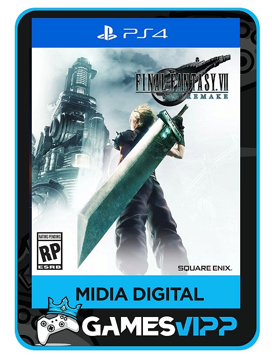 Final Fantasy VII Remake - Ps4 Mídia Digital