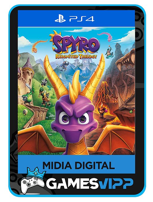 Spyro Reignited Trilogy - Ps4 Midia digital