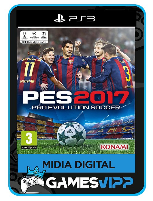 Pes 2017 - Ps3 Midia digital