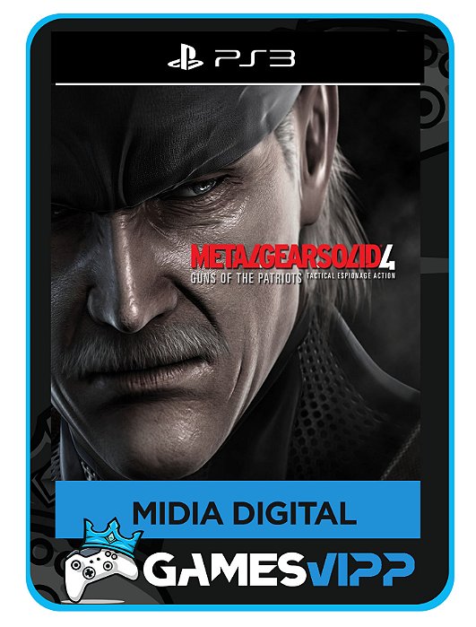 Metal gear solid 4 - Guns of the patriots - Ps3 Midia digital