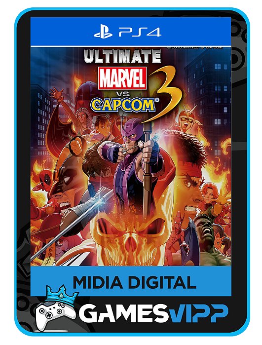 Ultimate marvel Vs Capcom 3 - Ps4 Midia digital