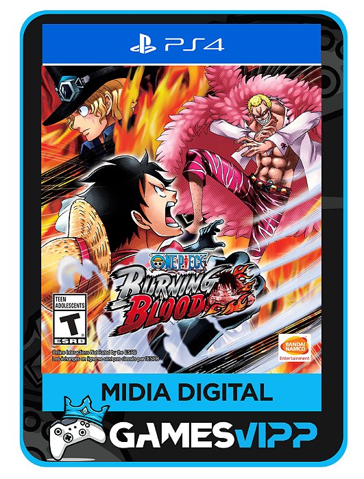 One Piece: Burning Blood - Ps4 Midia digital