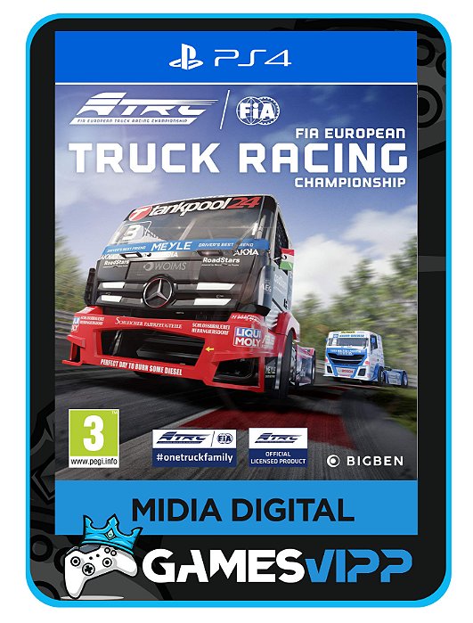 Fia European Truck Racing championship - Ps4 Midia digital