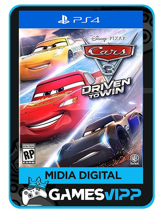 Carros 3 - correndo para vencer  - Ps4 Mídia digital