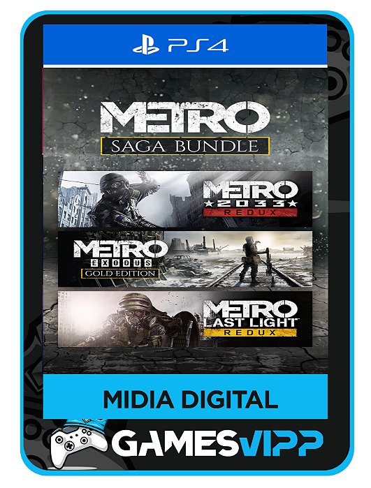 Conjunto Metro Saga - PS4 Midia digital