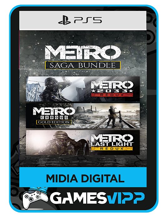 Conjunto Metro Saga - PS5 Midia digital