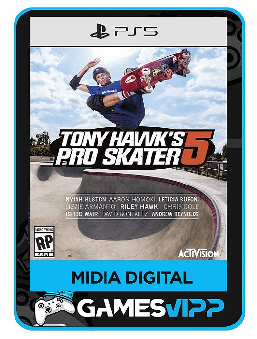 Tony hawks pro skater 5 Ps5 Midia digital