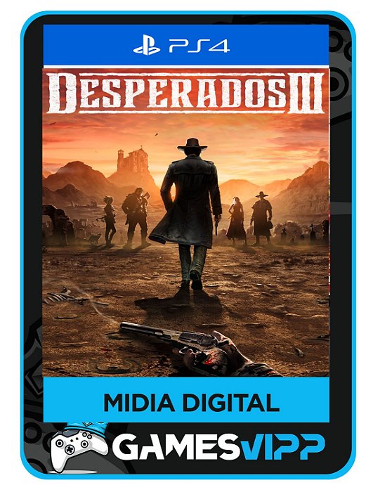 Desperados III- Ps4 Midia digital