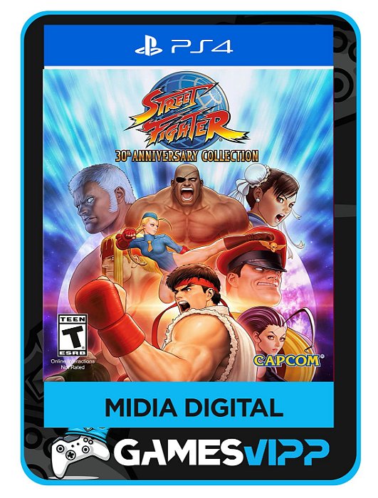 Street Fighter 30th Anniversary Collection - Ps4 Midia digital