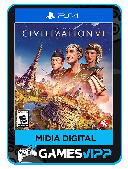 Sid Meiers Civilization VI - Ps4 Midia digital