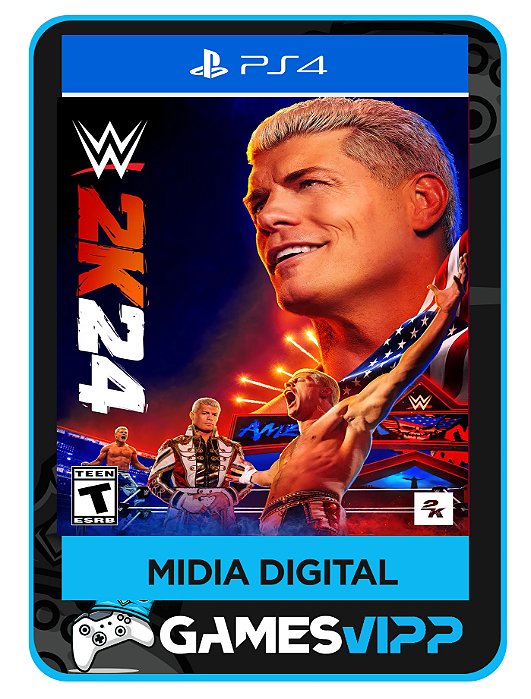 WWE 2k24 - Ps4 Mídia Digital