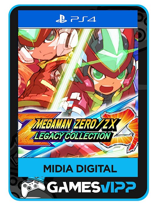 Mega Man Zero/ZX Legacy Collection PS4 Midia digital